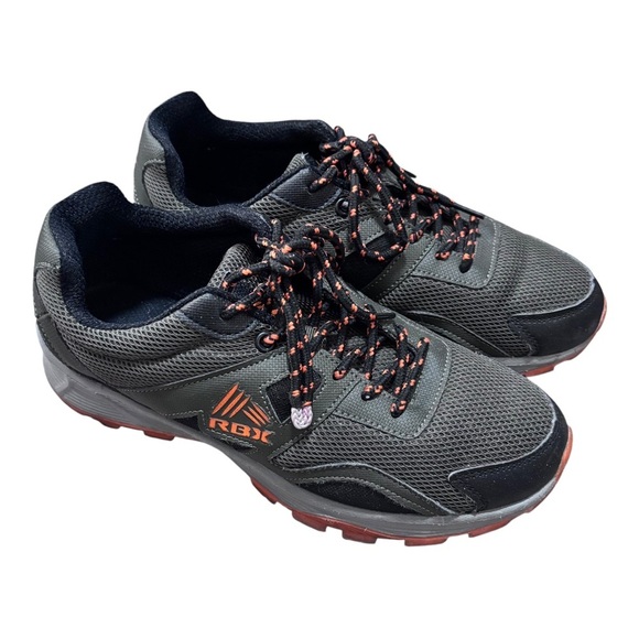 RBX Men's Gray /green Orange Athletic Sneaker shoes size 7 - Picture 2 of 10